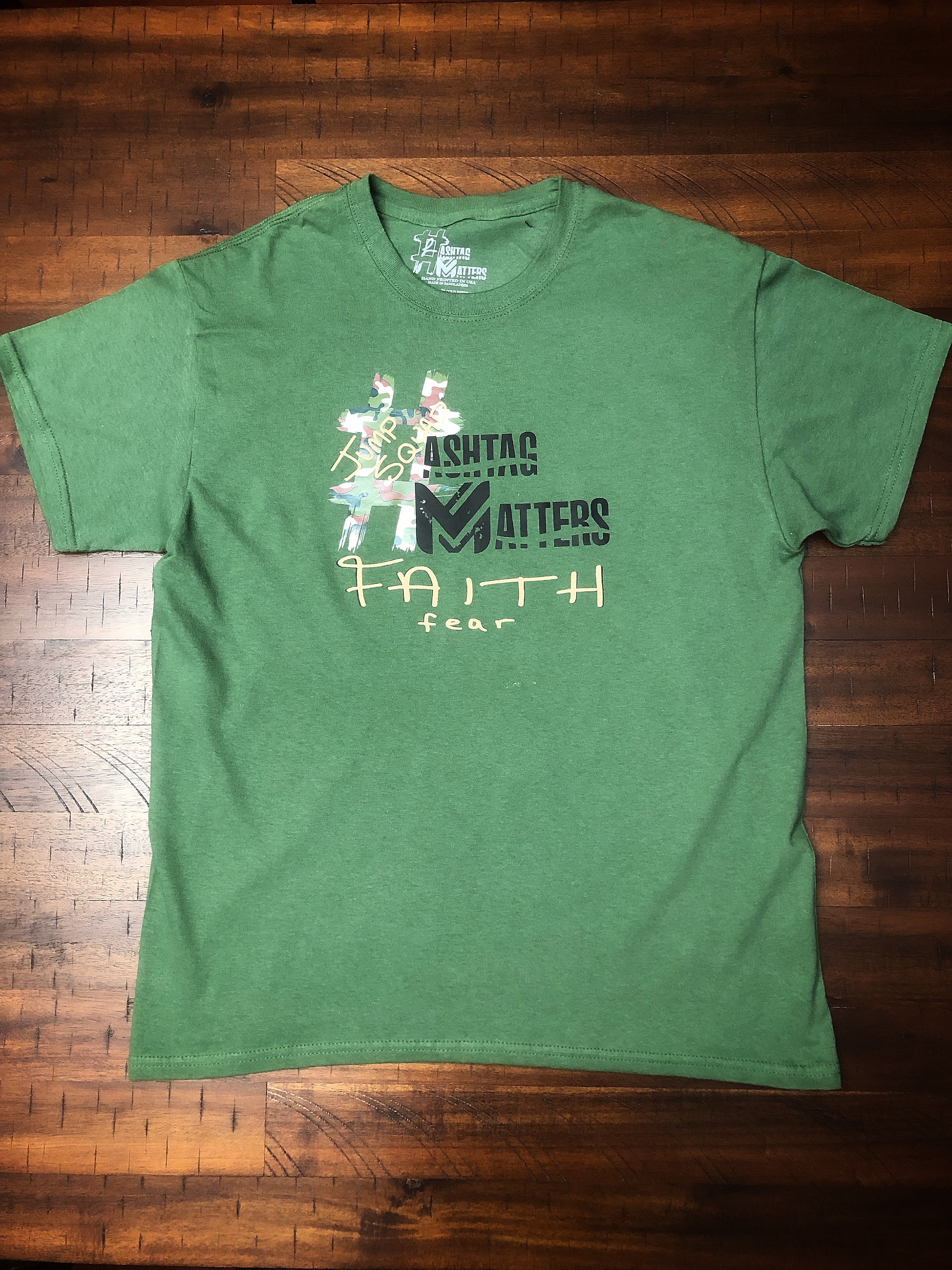 Hashtag Matters (Jump Squad / Faith Over Fear) T-Shirt